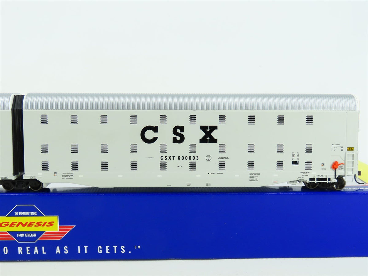 HO Scale Athearn Genesis #G4406 CSXT CSX Auto-Max Auto Carrier #600003