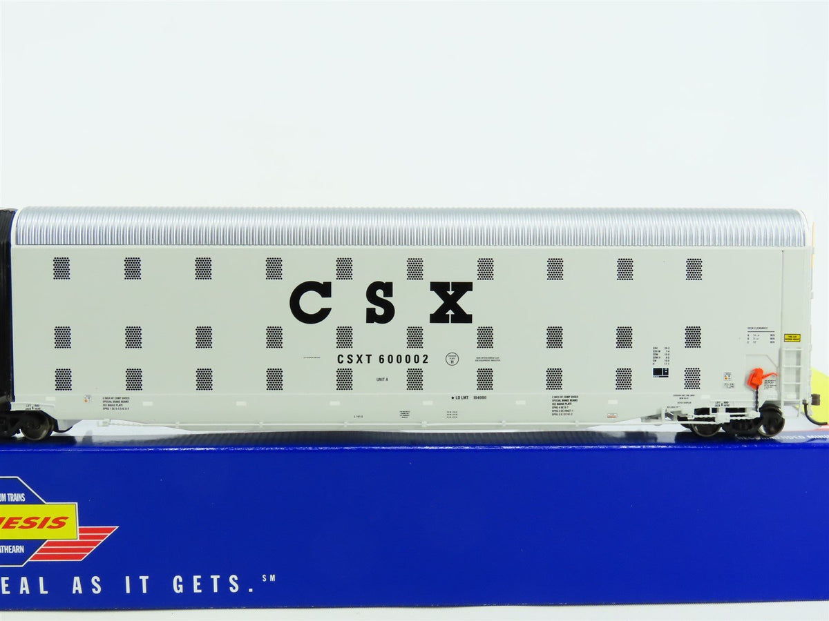 HO Scale Athearn Genesis #G4405 CSXT CSX Auto-Max Auto Carrier #600002