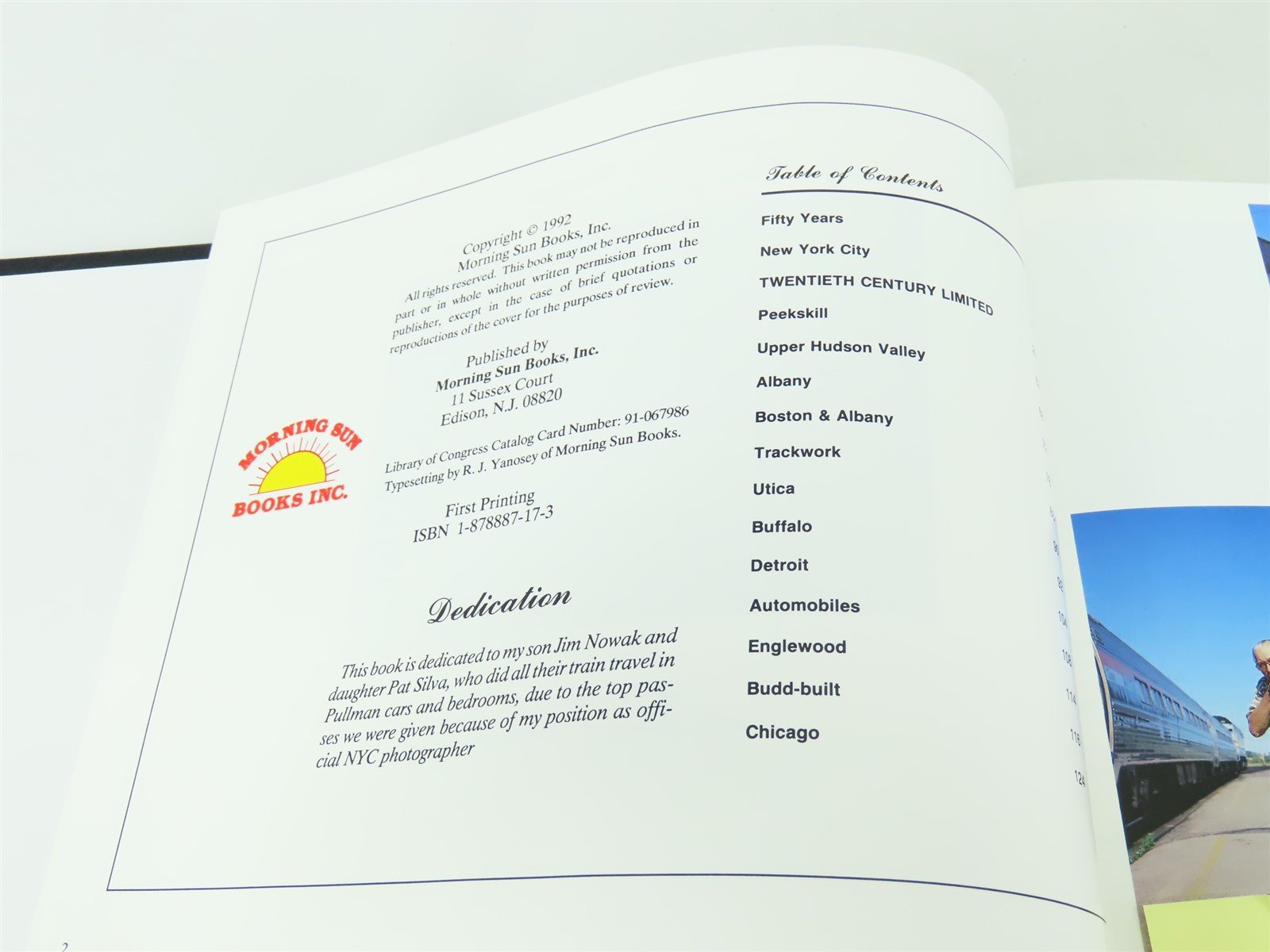 Morning Sun: NYC Color Photography of Ed Nowak Book 2 by Ed Nowak ©1992 HC Book