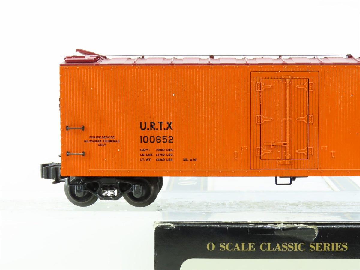 O Gauge 3-Rail K-Line K762-1371 URTX Milwaukee Road 40&#39; Express Reefer #100652