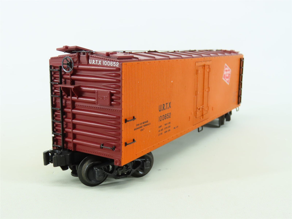 O Gauge 3-Rail K-Line K762-1371 URTX Milwaukee Road 40&#39; Express Reefer #100652