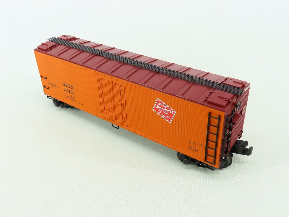 O Gauge 3-Rail K-Line K762-1371 URTX Milwaukee Road 40&#39; Express Reefer #100652