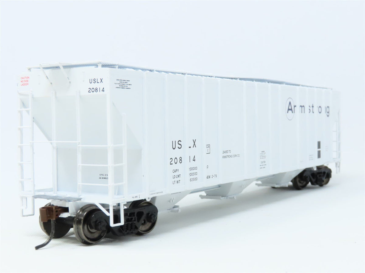 HO ExactRail Evolution EE-1714-5 USLX Armstrong Evans 3-Bay Hopper #20814