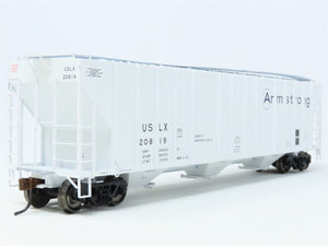 HO ExactRail Evolution EE-1714-6 USLX Armstrong Evans 3-Bay Hopper #20819