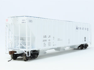 HO ExactRail Evolution EE-1714-4 USLX Armstrong Evans 3-Bay Hopper #20812