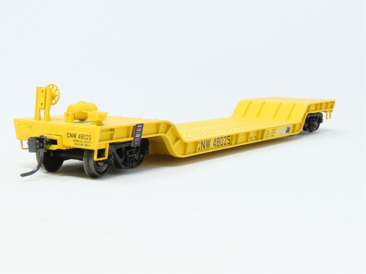 HO ExactRail Evolution EE-1756-2 CNW Chicago &amp; North Western Flat Car #48025