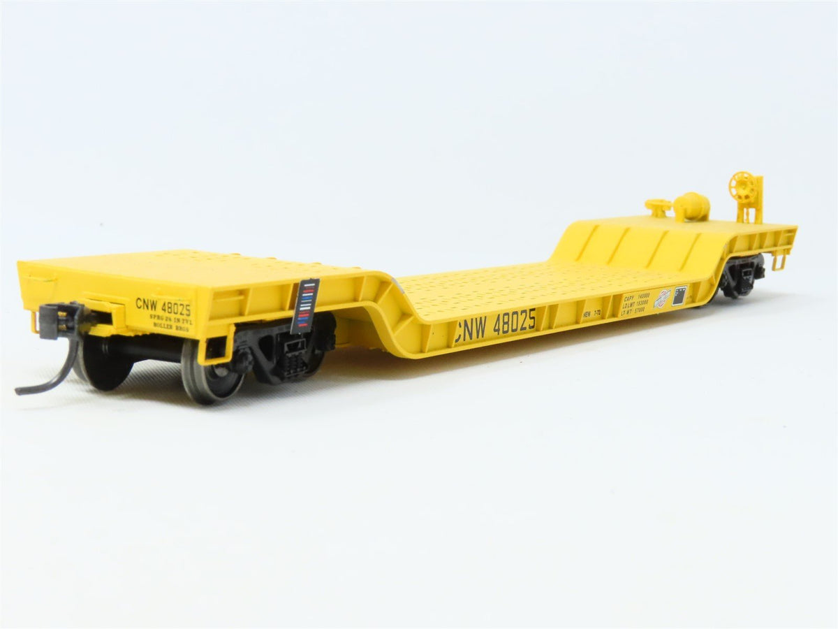 HO ExactRail Evolution EE-1756-2 CNW Chicago &amp; North Western Flat Car #48025