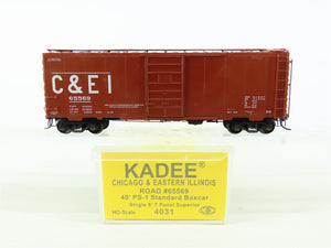 HO Scale Kadee 4031 C&EI Chicago & Eastern Illinois 40' Steel Box Car #65569