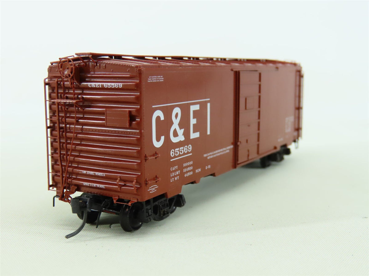 HO Scale Kadee 4031 C&amp;EI Chicago &amp; Eastern Illinois 40&#39; Steel Box Car #65569