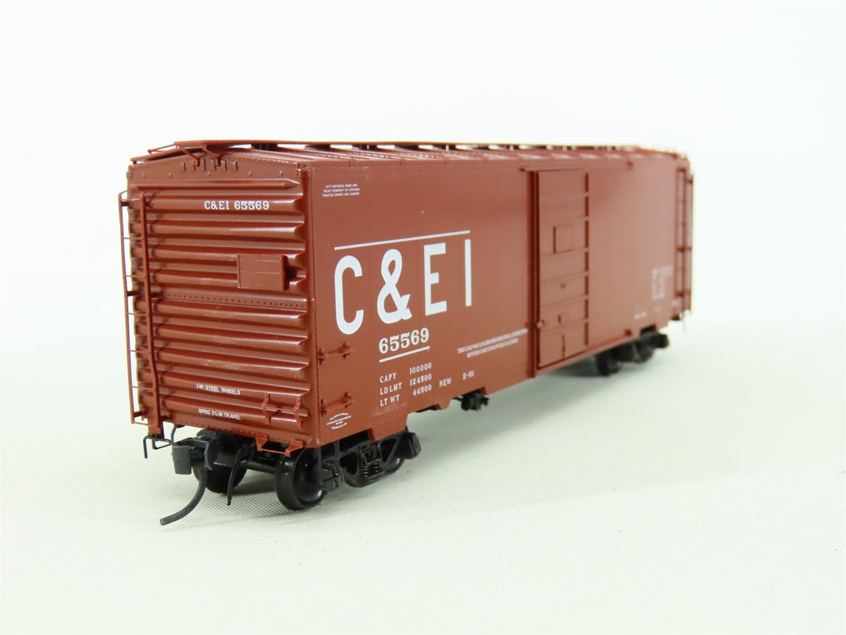 HO Scale Kadee 4031 C&amp;EI Chicago &amp; Eastern Illinois 40&#39; Steel Box Car #65569