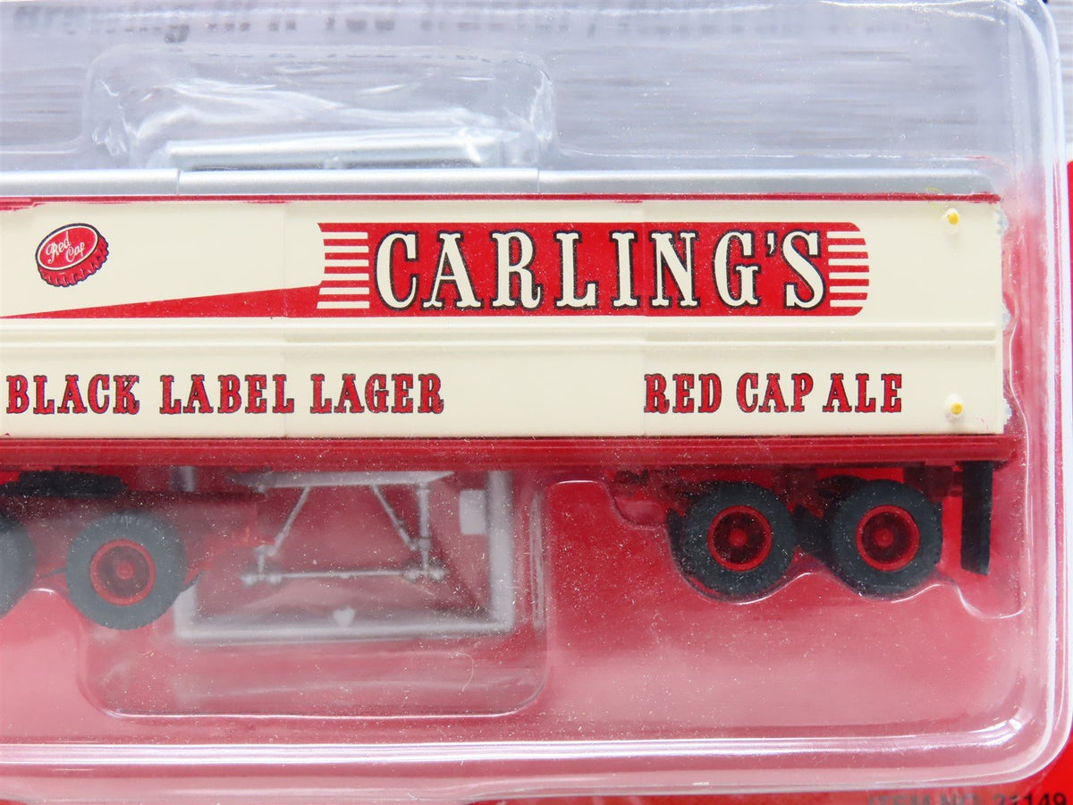 HO Scale CMW Mini Metals #31149 Carling Brewing Tractor/Aero-Van Trailer Set