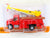 HO Scale Boley Dept. 1-87 #4132-11 Red Drill Utility Truck w/ Yellow Altec Boom