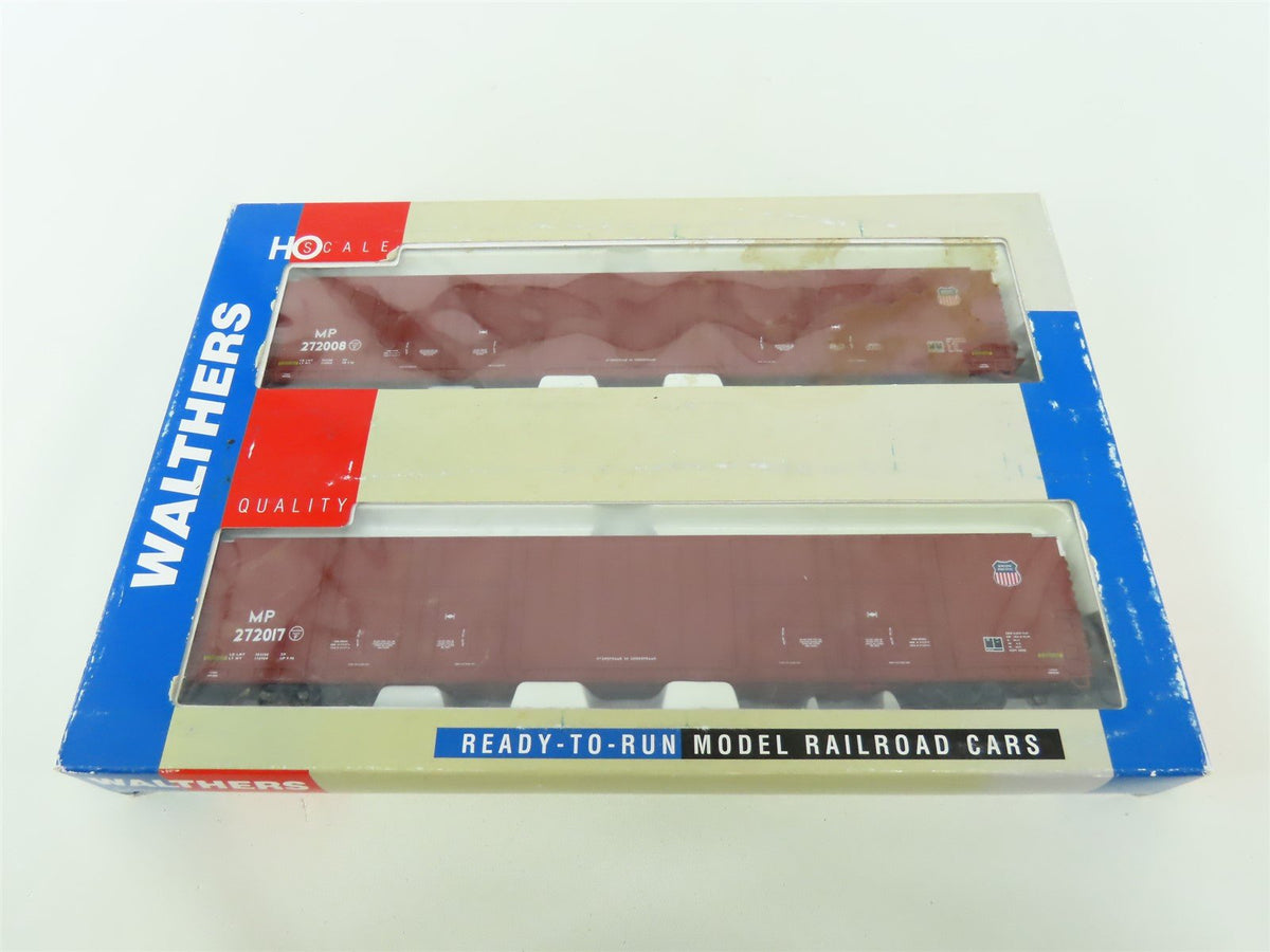 HO Scale Walthers 932-23534 MP UP Missouri Pacific 86&#39; Hi-Cube Box Car Set 2Pk