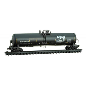 N Micro-Trains MTL 11044540 BNSF 56' Tank Car #880404 Weathered - FT Series #6