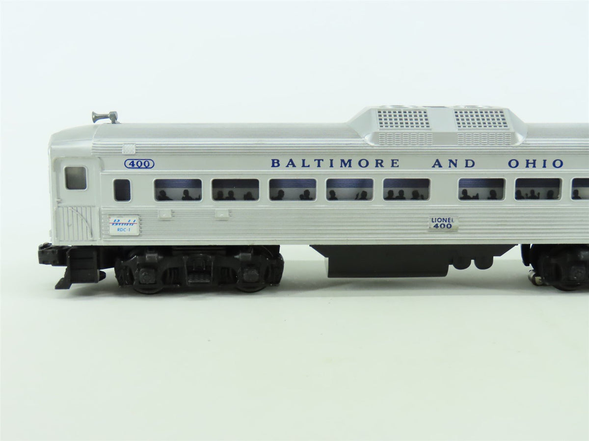 O Gauge 3-Rail Lionel 400-31 B&amp;O Baltimore &amp; Ohio Budd RDC1 Rail Diesel Car #400