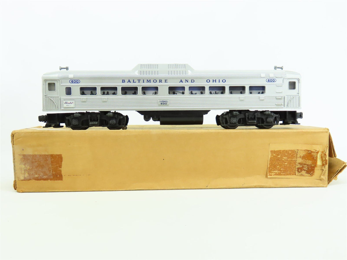 O Gauge 3-Rail Lionel 400-31 B&amp;O Baltimore &amp; Ohio Budd RDC1 Rail Diesel Car #400