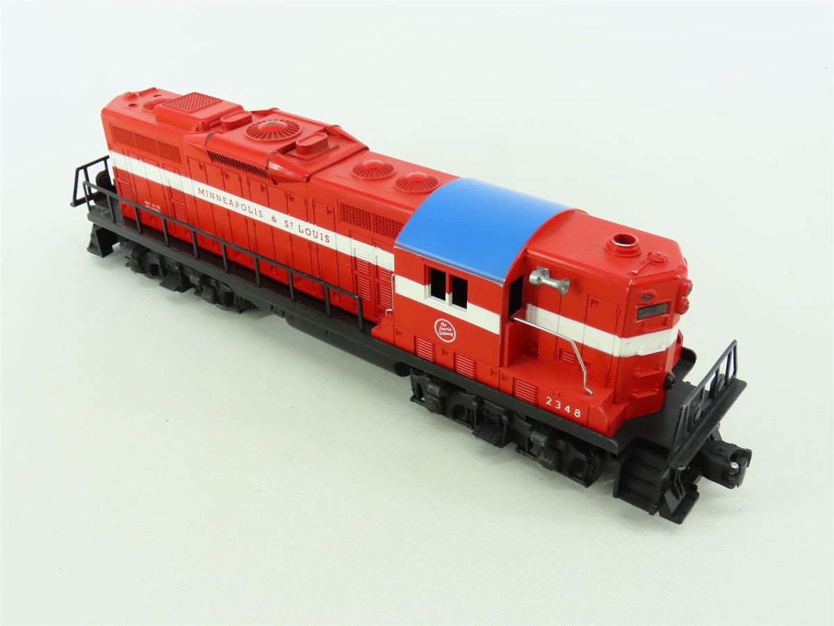 O Gauge 3-Rail Lionel 2348-6 M&amp;StL Minneapolis &amp; St Louis EMD GP7 Diesel #2348