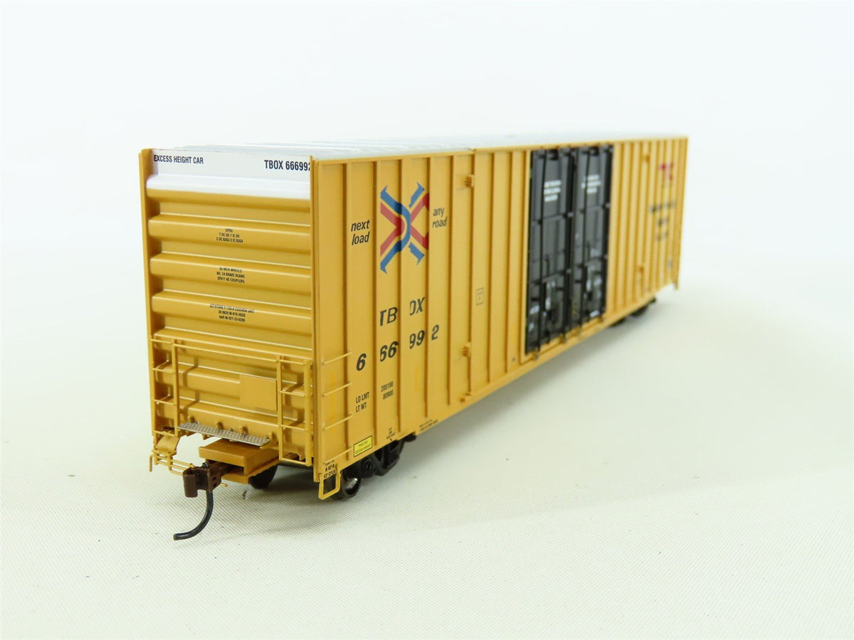 HO Scale Athearn 96299 TBOX Railbox 60&#39; Gunderson Hi-Cube Box Car #666992