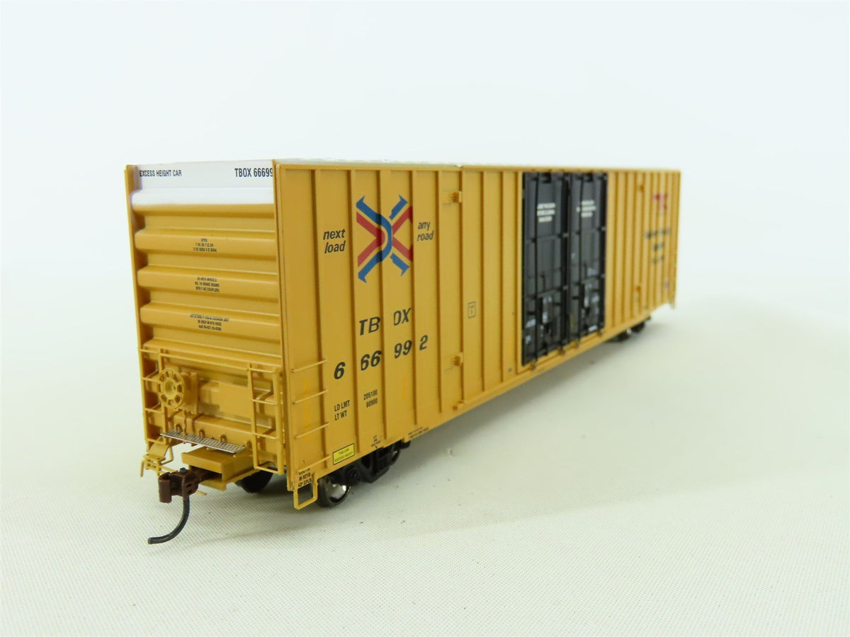 HO Scale Athearn 96299 TBOX Railbox 60&#39; Gunderson Hi-Cube Box Car #666992