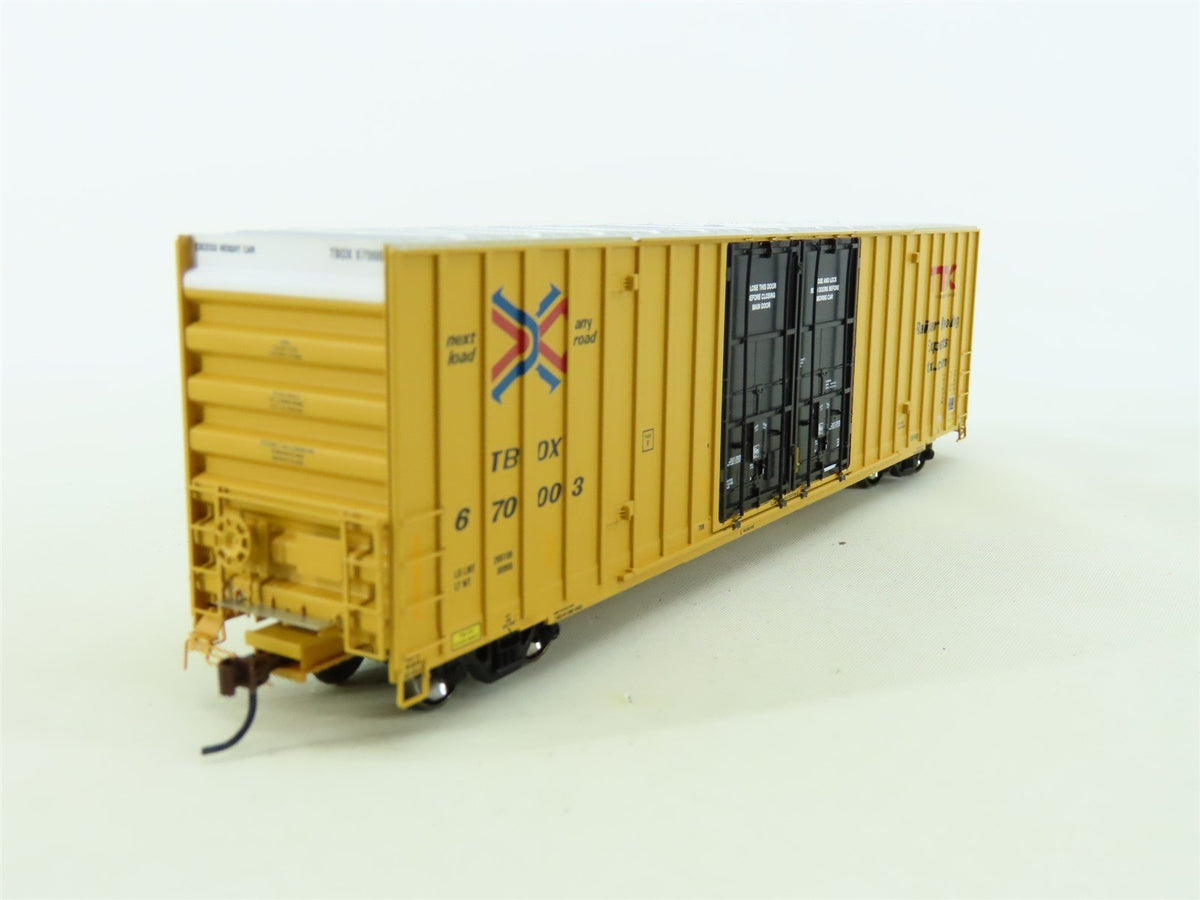 HO Scale Athearn 96300 TBOX Railbox 60&#39; Gunderson Hi-Cube Box Car #670003