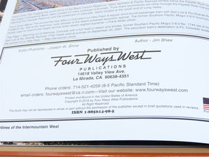 Shortlines Of The Intermountain West by Jim Shaw © 2016 HC Book