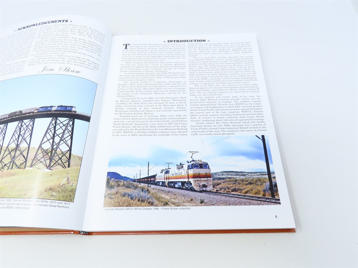 Shortlines Of The Intermountain West by Jim Shaw © 2016 HC Book