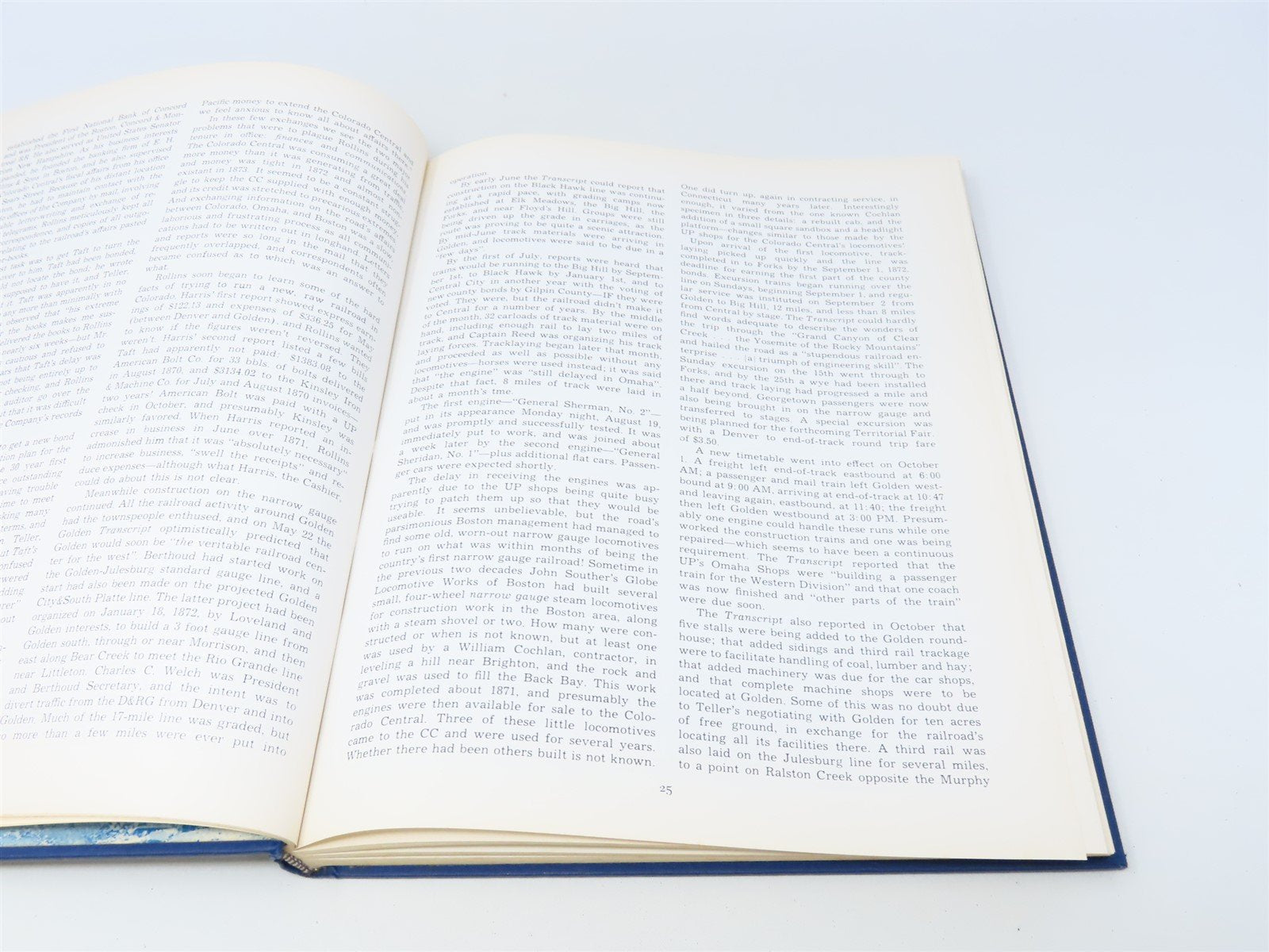 CRM Annual No. 10 Narrow Gauge to Central & Silver Plume by C.W. Hauck ©1972 HC