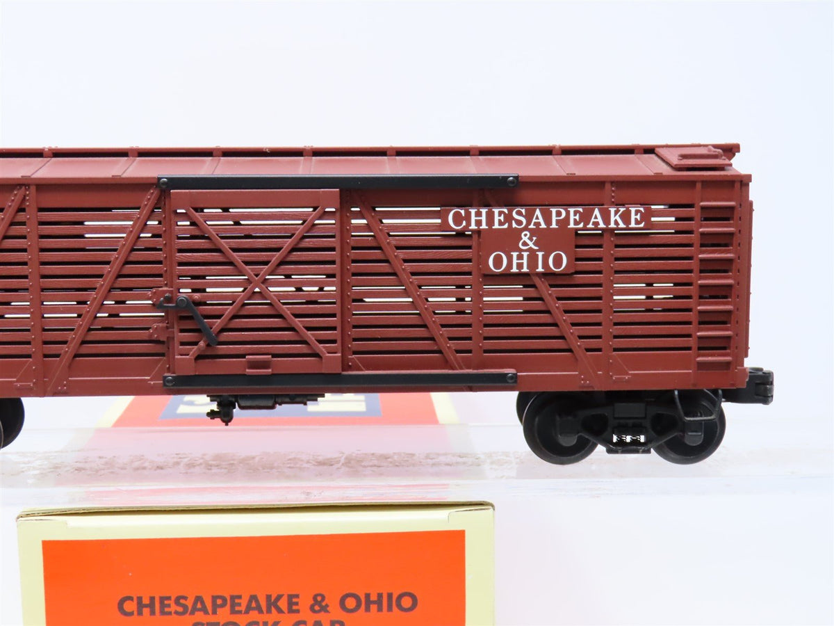 O Gauge 3-Rail Lionel 6-51402 C&amp;O Chesapeake &amp; Ohio Stock Car #95250