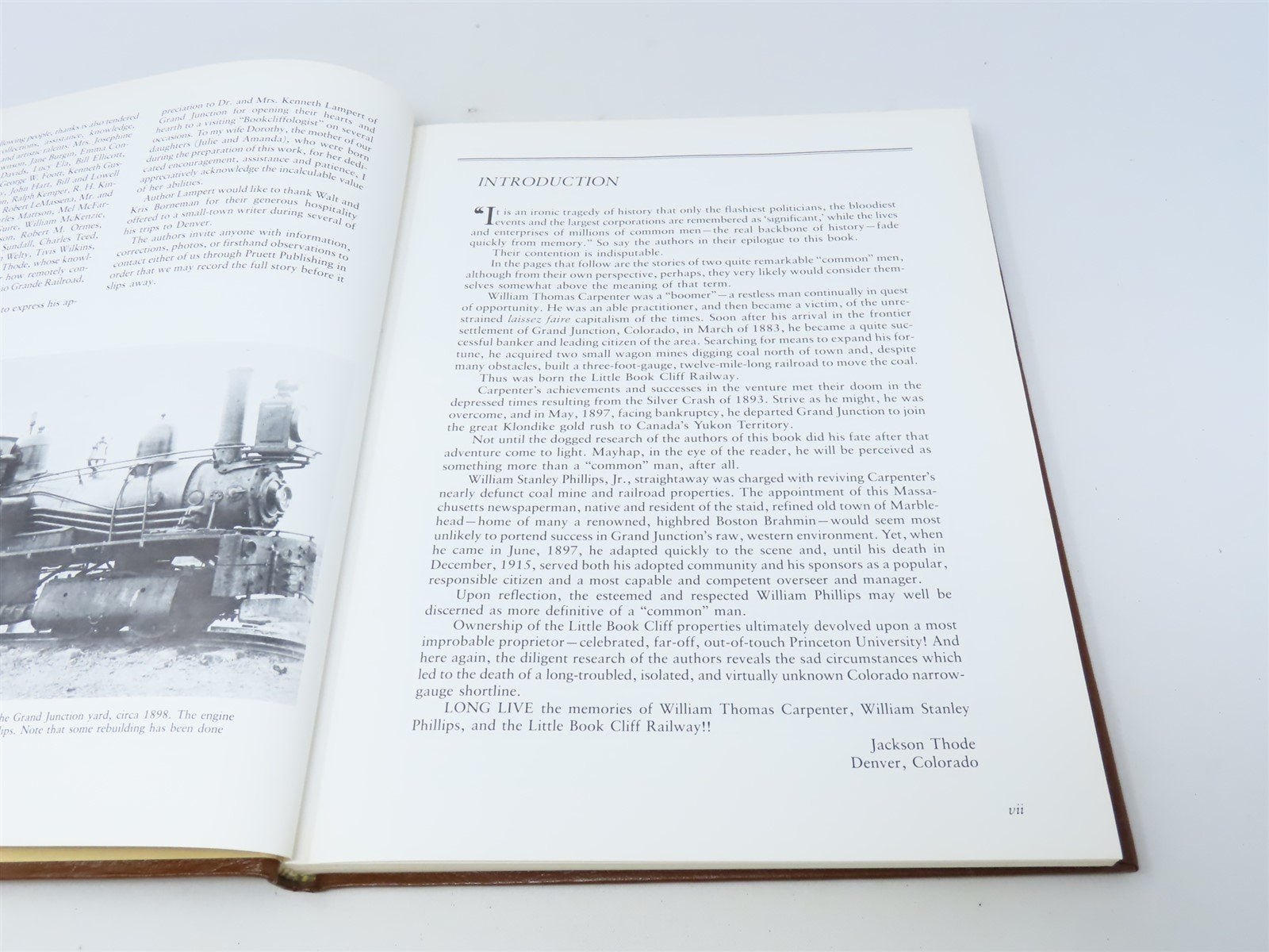 Little Book Cliff Railway by Lyndon J Lampert & Robert W McLeod ©1984 HC Book