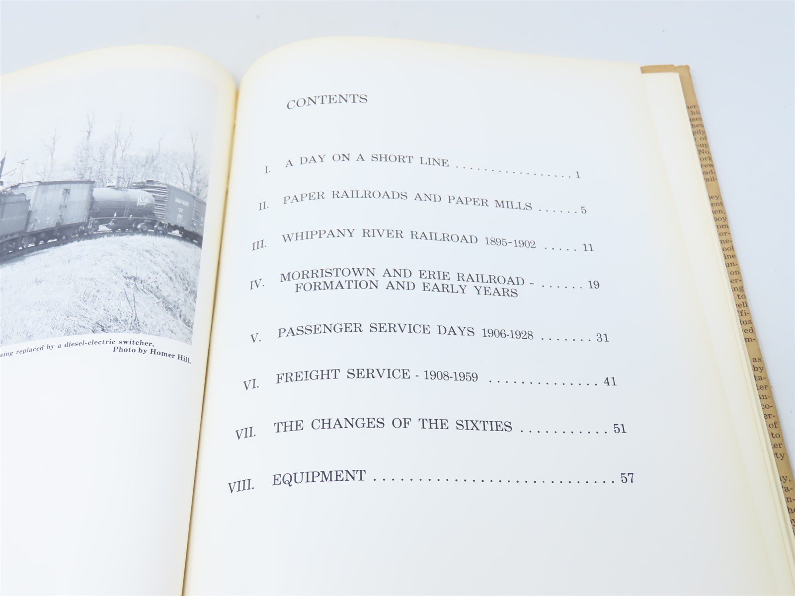 Morristown & Erie Railroad by Thomas Townsend Taber III ©1967 HC Book