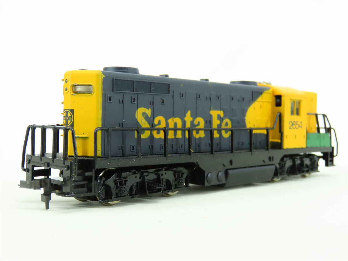 HO Scale AHM ATSF Santa Fe EMD GP18 Diesel Kellog&#39;s/Eggo Freight Train Set