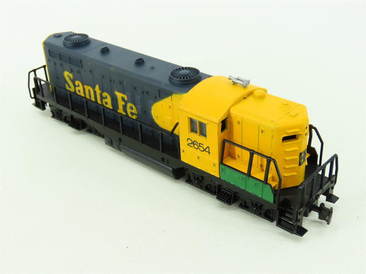 HO Scale AHM ATSF Santa Fe EMD GP18 Diesel Kellog&#39;s/Eggo Freight Train Set