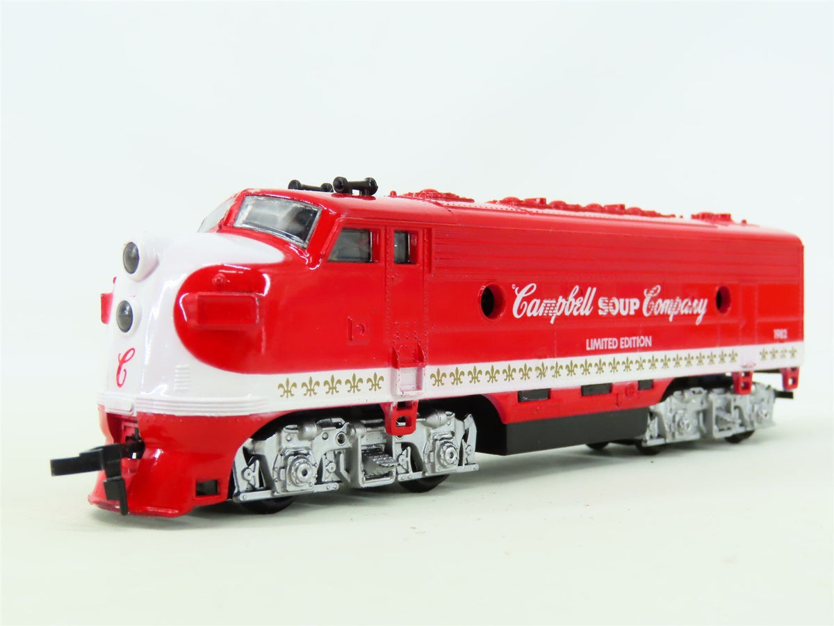 HO Scale Life-Like #8373 Campbell&#39;s Soup F7A Diesel Freight Train Set