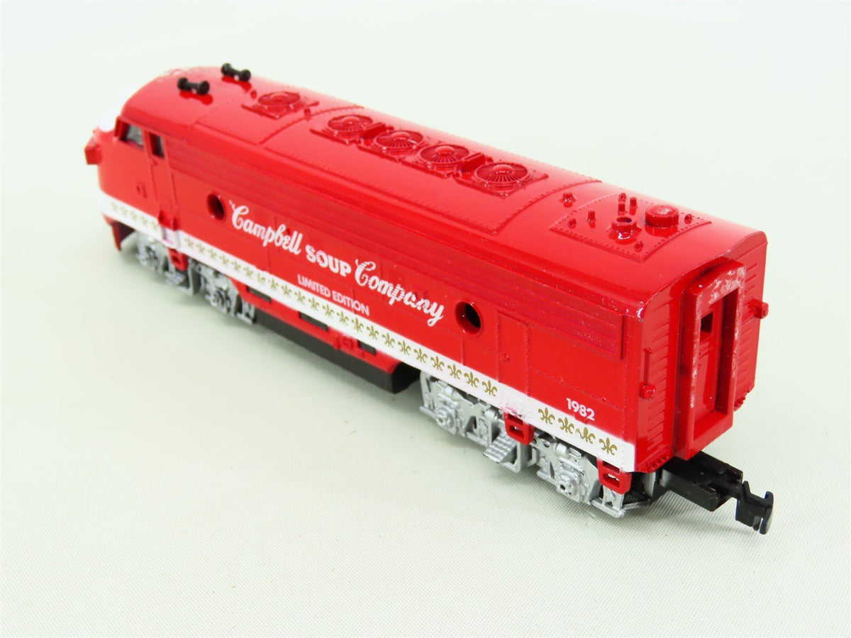 HO Scale Life-Like #8373 Campbell&#39;s Soup F7A Diesel Freight Train Set