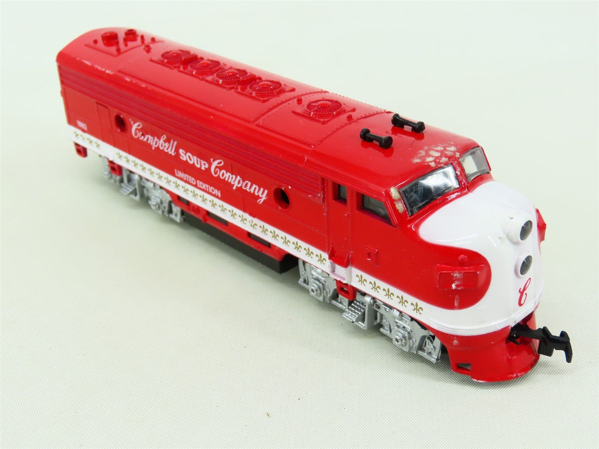 HO Scale Life-Like #8373 Campbell&#39;s Soup F7A Diesel Freight Train Set