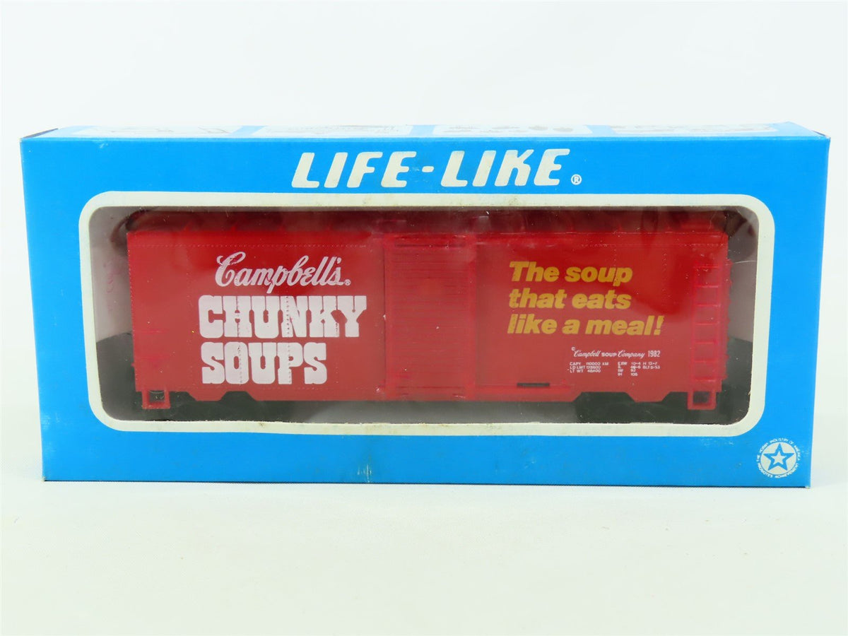 HO Scale Life-Like #8373 Campbell&#39;s Soup F7A Diesel Freight Train Set