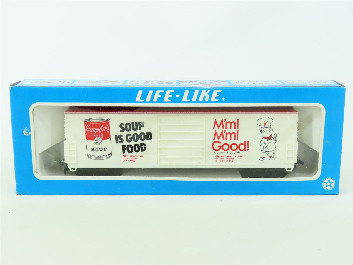 HO Scale Life-Like #8373 Campbell&#39;s Soup F7A Diesel Freight Train Set