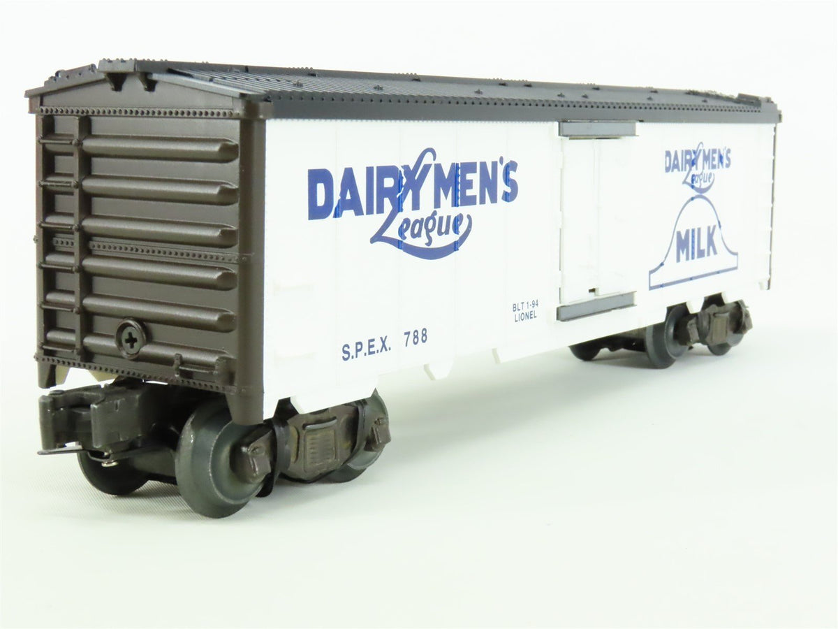 O Gauge 3-Rail Lionel 6-19818 SPEX Dairymen&#39;s League Operating Milk Car #788