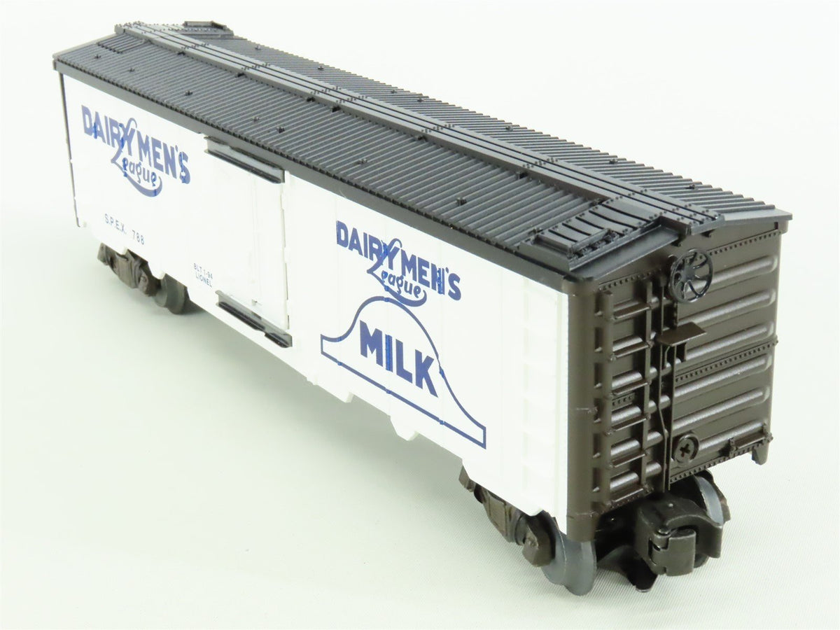 O Gauge 3-Rail Lionel 6-19818 SPEX Dairymen&#39;s League Operating Milk Car #788