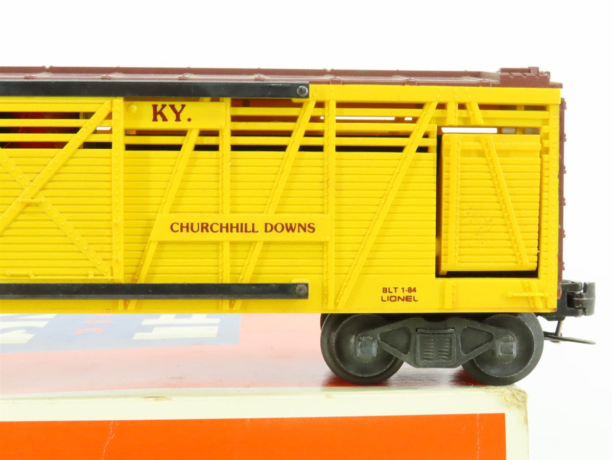 O Gauge 3-Rail Lionel 6-9224 Rea &quot;Churchill Downs&quot; Operating Horse Car #9224