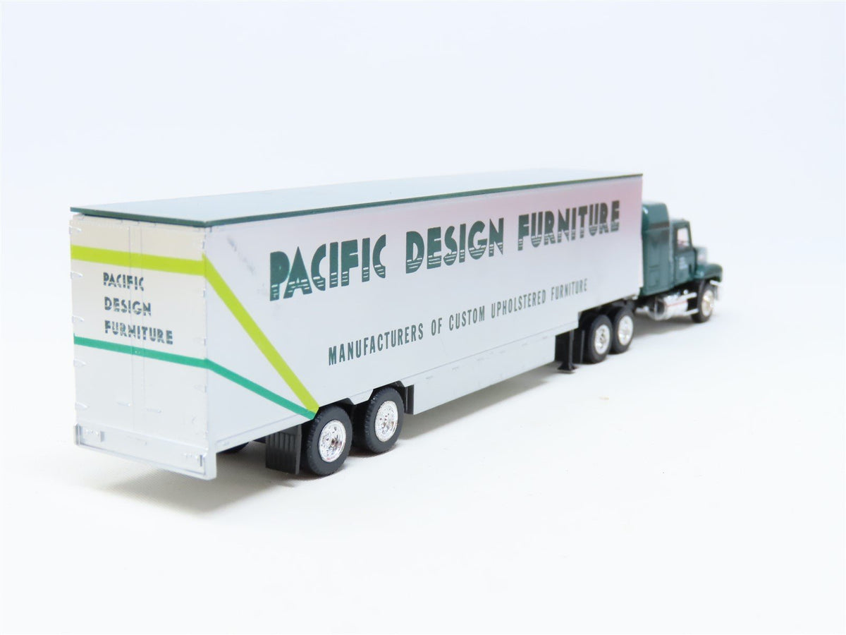 HO 1/87 Scale Herpa/Promotex Pacific Design Furniture Mack Semi Tractor Trailer