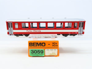 HOe Scale Bemo 3059 RhB Rhaetian Furka-Oberalp 2nd Class Coach Passenger #4264