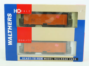 HO Scale Walthers 932-22575 URTX MILW Milwaukee Road 40' Meat Reefer Set 2-Pack