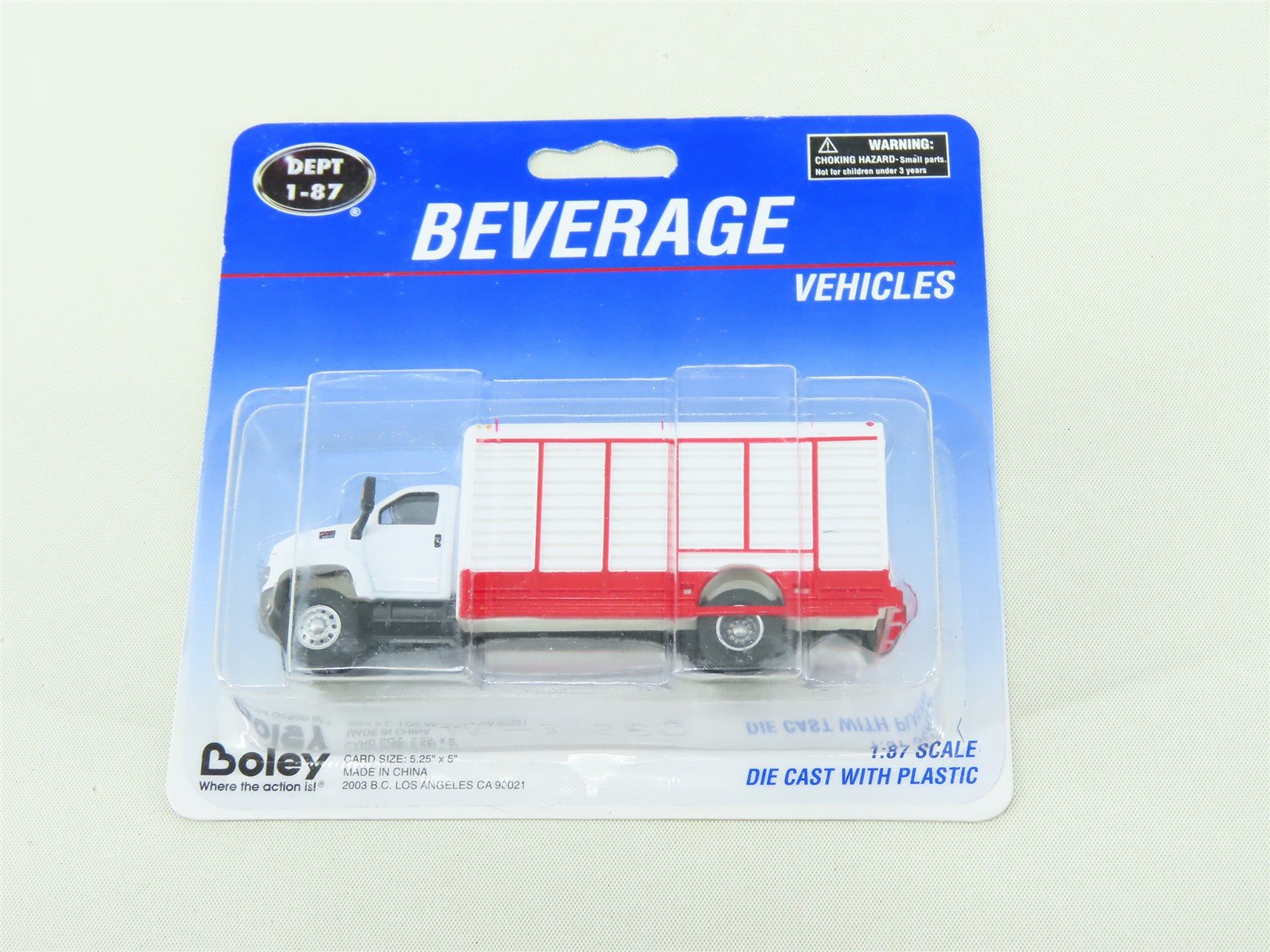 HO 1/87 Scale Boley Beverage Vehicles #3025-77 Undecorated Delivery Box Truck