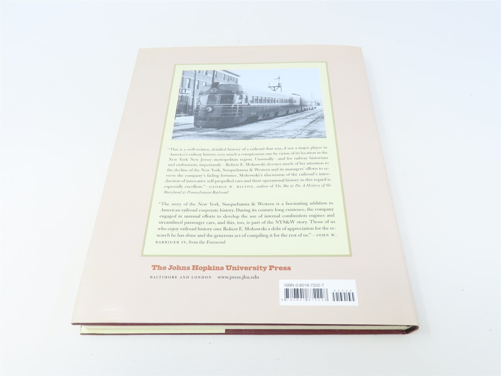The New York Susquehanna & Western Railroad by Robert E Mohowski ©2003 HC Book