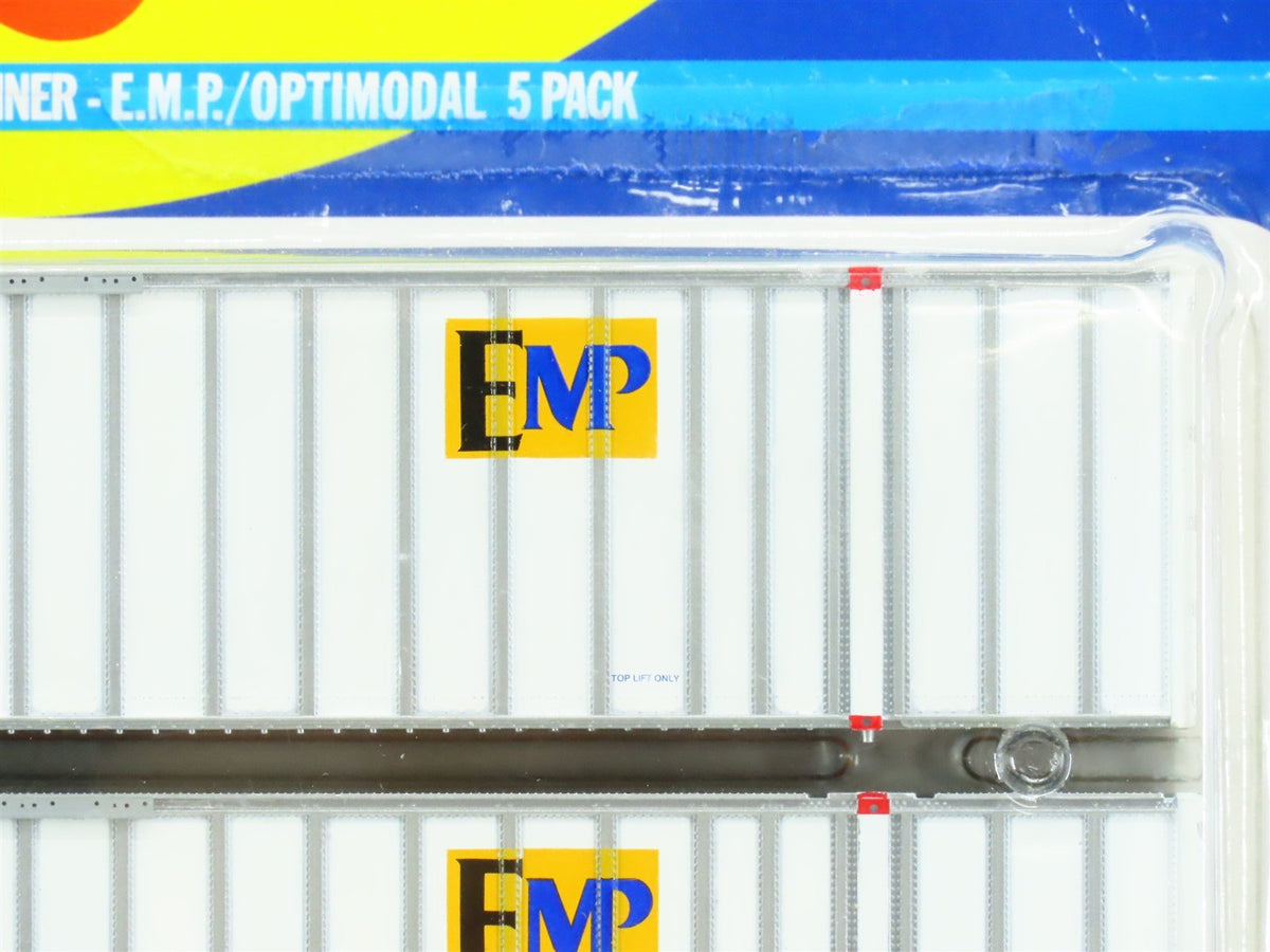 HO Athearn 2680 OPSU EMP/Optimodal Stoughton 53&#39; Exterior-Post Container 5-Pk.