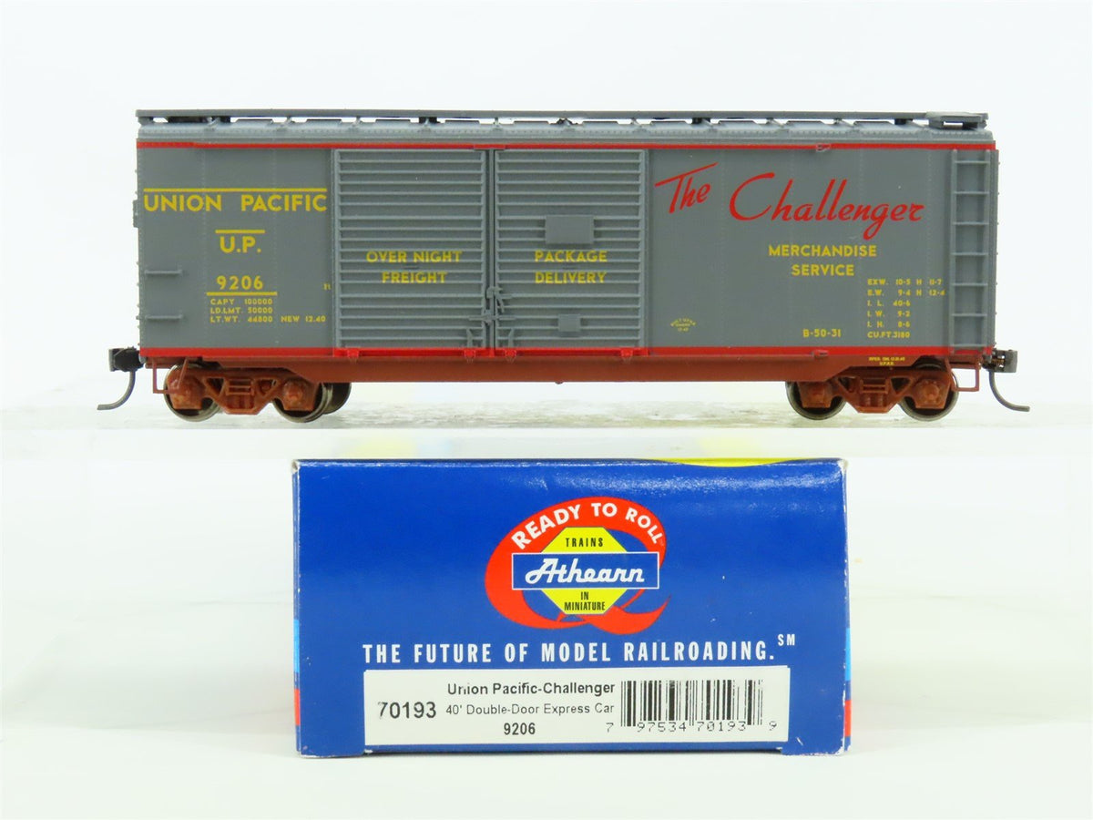 HO Scale Athearn 70193 UP Union Pacific &quot;Challenger&quot; 40&#39; Box Car #9206