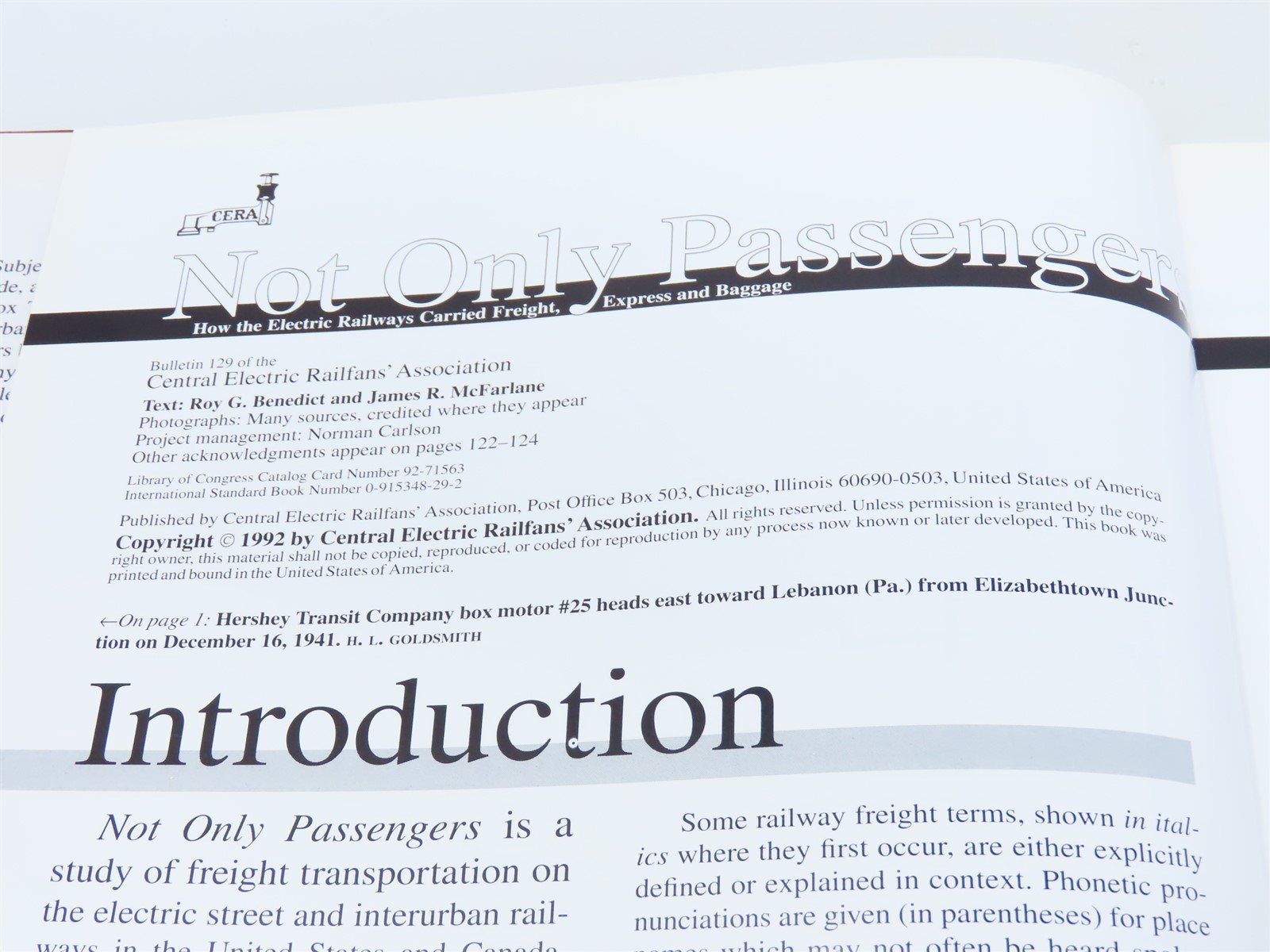 Not Only Passengers by James R McFarlane & Roy Benedict ©1992 HC Book