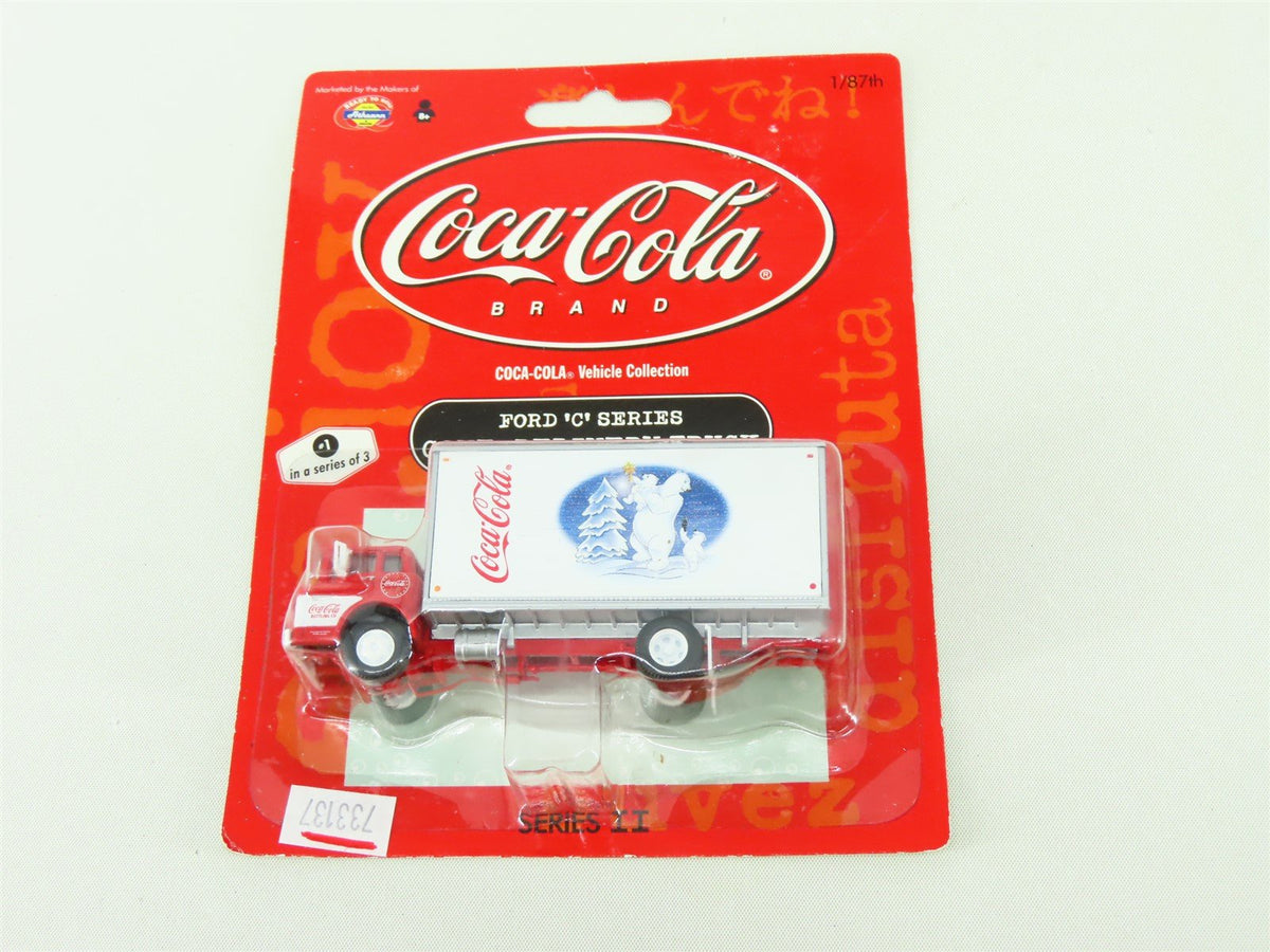 HO Scale Athearn #8206 Ford &quot;C&quot; Series Coca-Cola Delivery Truck - Trim the Tree