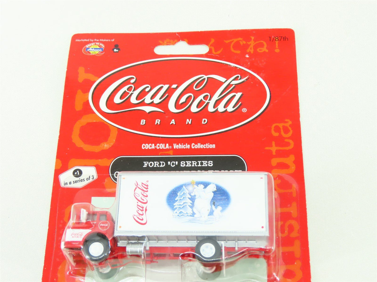 HO Scale Athearn #8206 Ford &quot;C&quot; Series Coca-Cola Delivery Truck - Trim the Tree